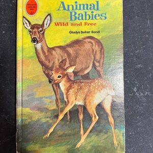 1969 Vintage Animal Babies Wild and Free by Gladys Baker Bond